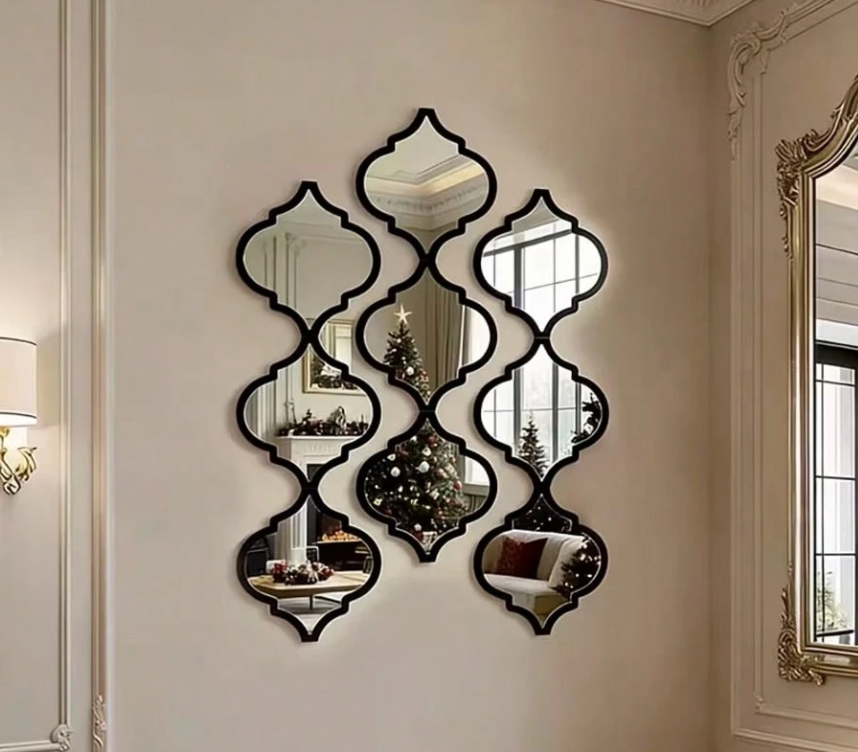 عرض علي مراة حائط بشكل ديكوري رائع