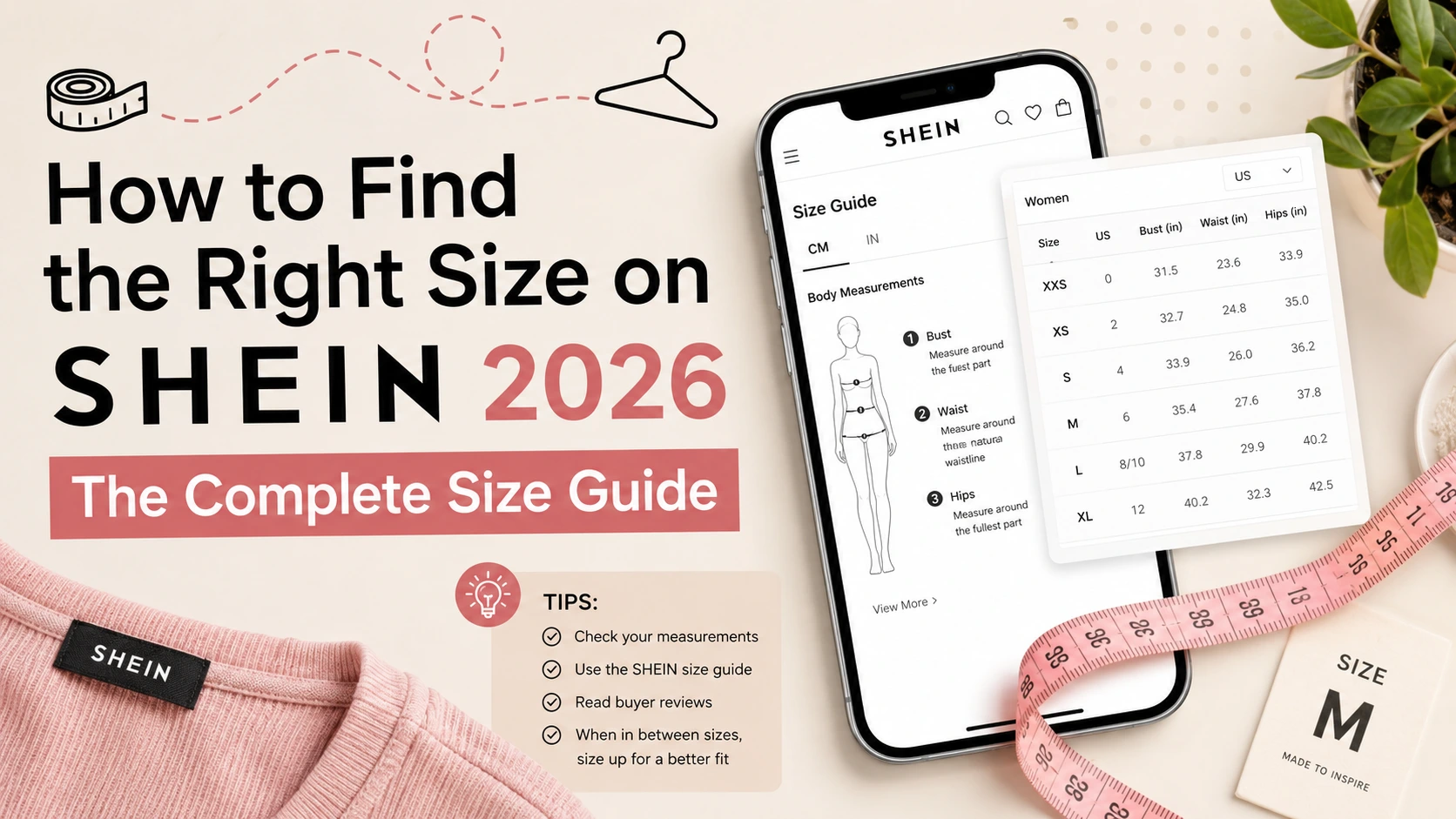 How to Find the Right Size on SHEIN 2026 – How to Choose the Correct Size