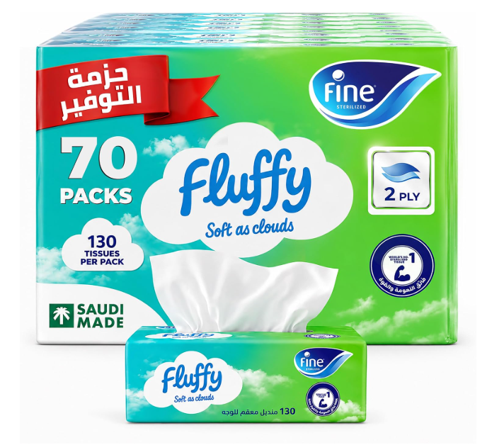 عرض على مناديل فاين فلافي للوجه