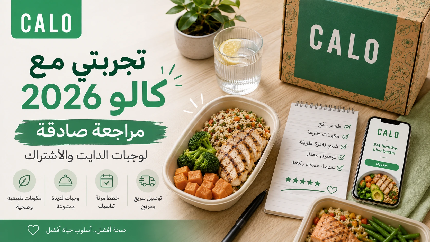 تجربتي مع كالو 2026 مراجعة لوجبات الدايت وكيفية الاشتراك
